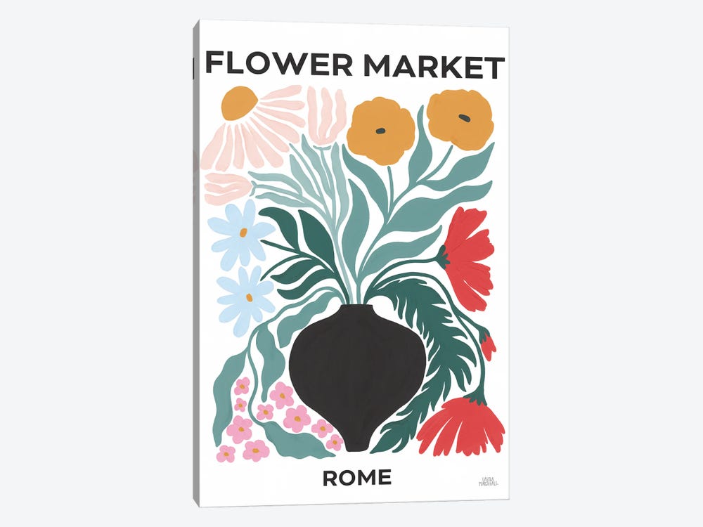 Flower Market VI by Laura Marshall 1-piece Canvas Print