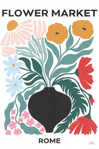 Laura Marshall: Flower Market VI by Laura Marshall