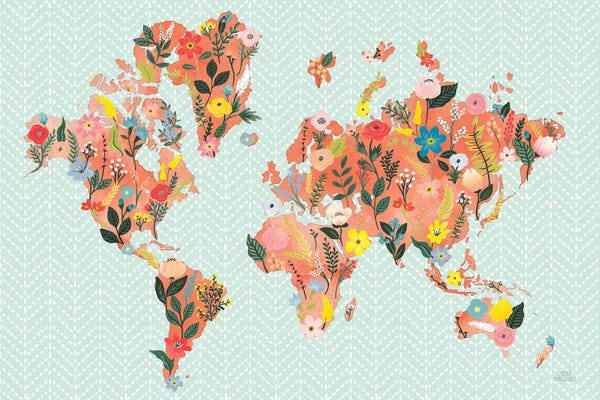 Kids Map Art: Wild Garden World by Laura Marshall