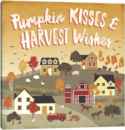 Harvest Village IV Canvas Art Print - Laura Marshall