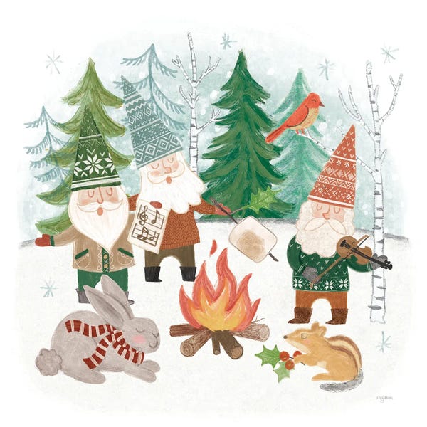 Gnomes: Woodland Gnomes II by Mary Urban