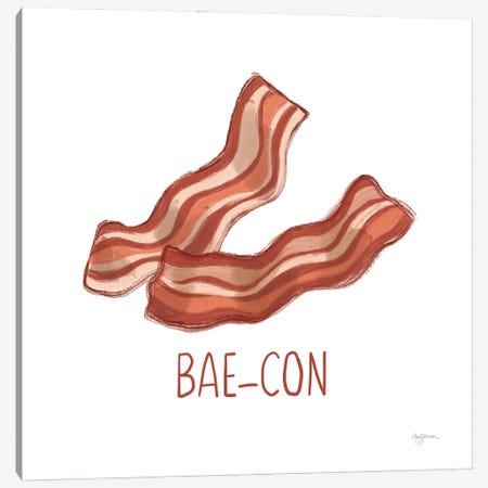 Bacon And Eggs I Canvas Print #URB137} by Mary Urban Canvas Print