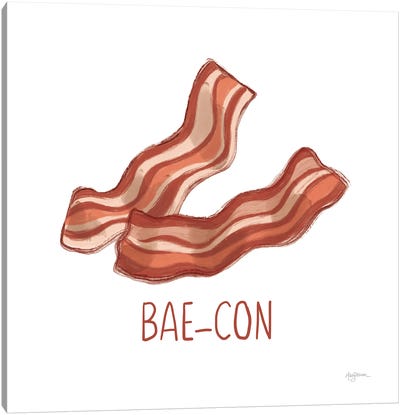 Bacon And Eggs I Canvas Art Print - Mary Urban