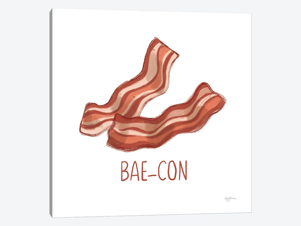 Bacon And Eggs I by Mary Urban 1-piece Canvas Art Print