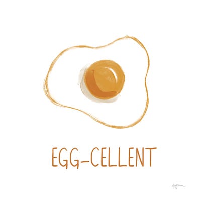 Bacon And Eggs II by Mary Urban framed canvas print