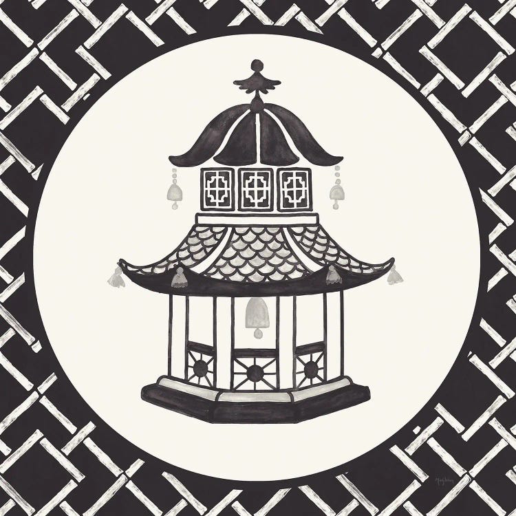 Everyday Chinoiserie VII In Black & White