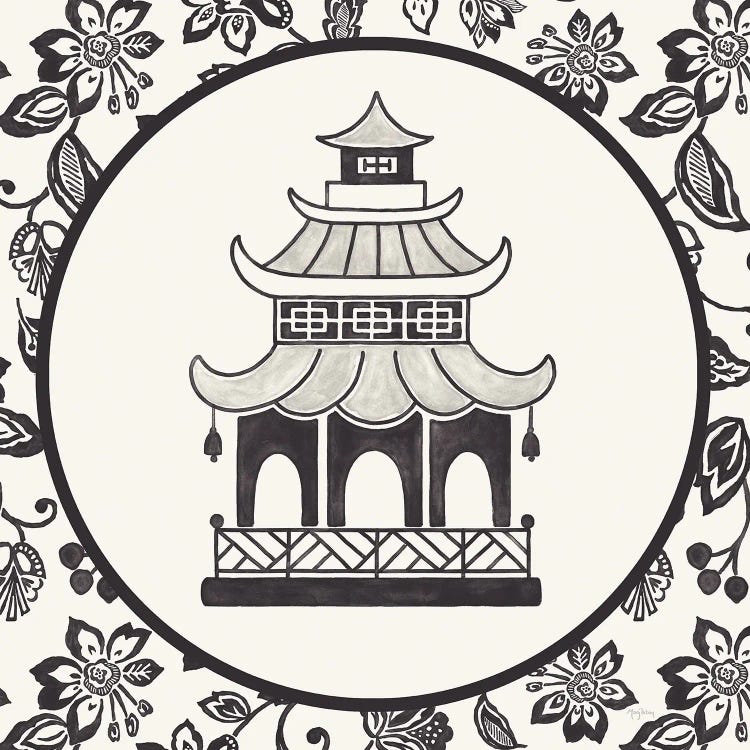 Everyday Chinoiserie VIII In Black & White