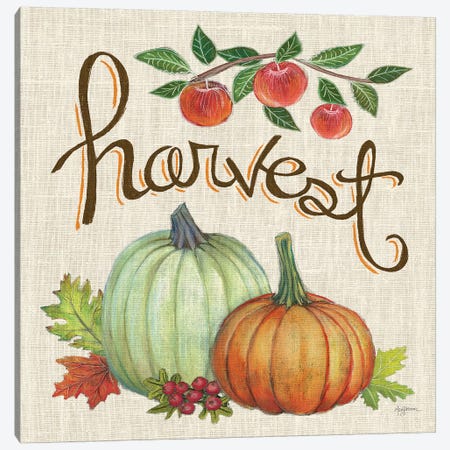 Autumn Harvest IV Linen Canvas Print #URB22} by Mary Urban Art Print