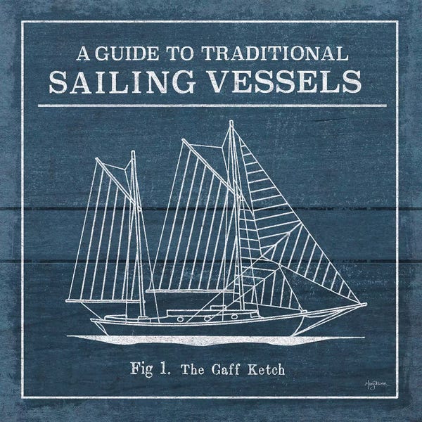Kids Nautical Art: Vintage Sailing Knots XI by Mary Urban