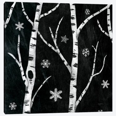Snowy Birches II Canvas Print #URB73} by Mary Urban Canvas Artwork