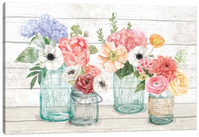 Pastel Flower Market I Canvas Art Print