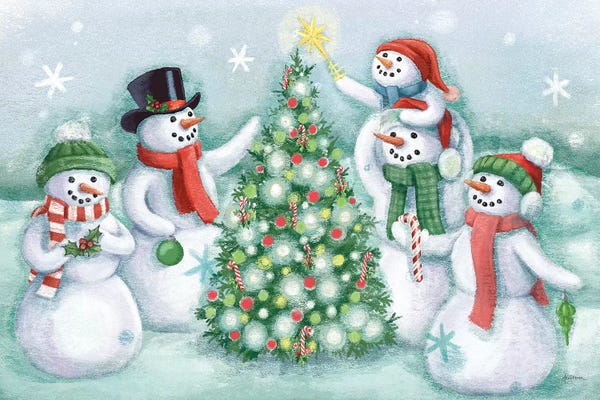 Winter: Classic Snowmen IV by Mary Urban