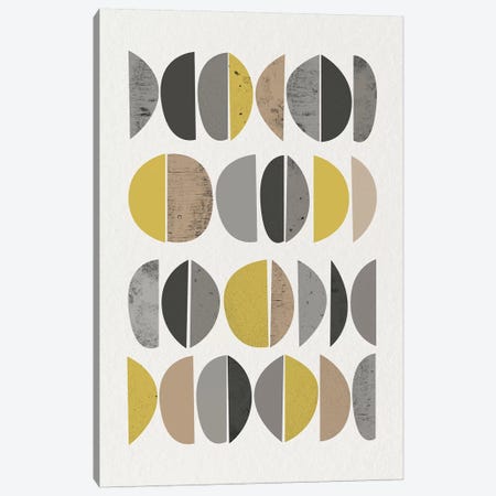 Mid Century Abstract Circles VIII Canvas Print #URE125} by Urban Epiphany Canvas Print