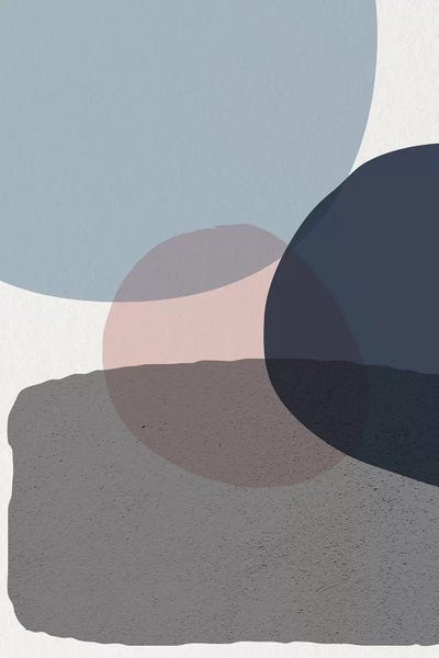 Circular Abstract: Mid Century Soft Luxe VI by Urban Epiphany