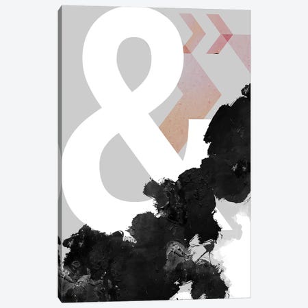 Ampersand Abstract Print Canvas Print #URE18} by Urban Epiphany Canvas Print
