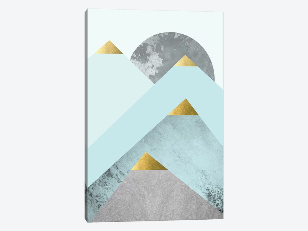 Turquoise Mountains II by Urban Epiphany 1-piece Art Print