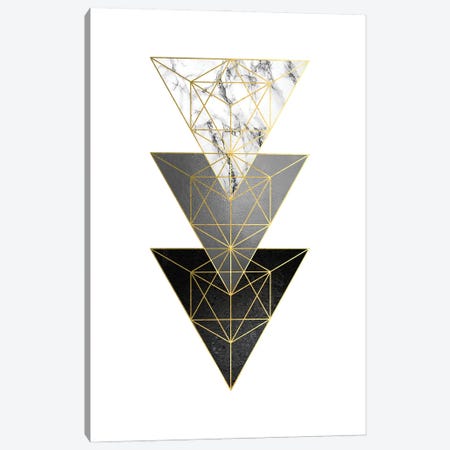 3 Triangles Canvas Print #URE269} by Urban Epiphany Art Print