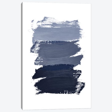 Blue Paint Canvas Print #URE34} by Urban Epiphany Canvas Art