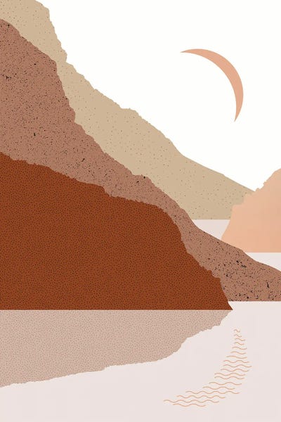 Boho Reflection I by Urban Epiphany framed canvas print