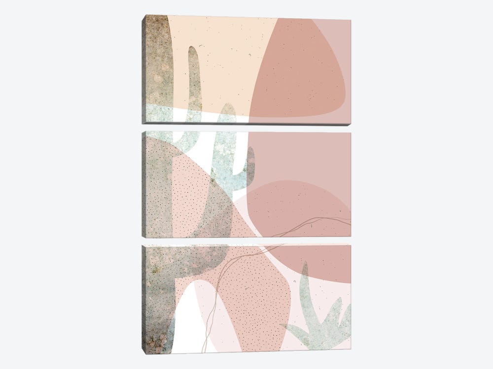 Dusty Desert Collage I by Urban Epiphany 3-piece Canvas Art Print