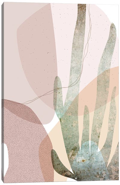 Dusty Desert Collage II Canvas Art Print - Urban Epiphany