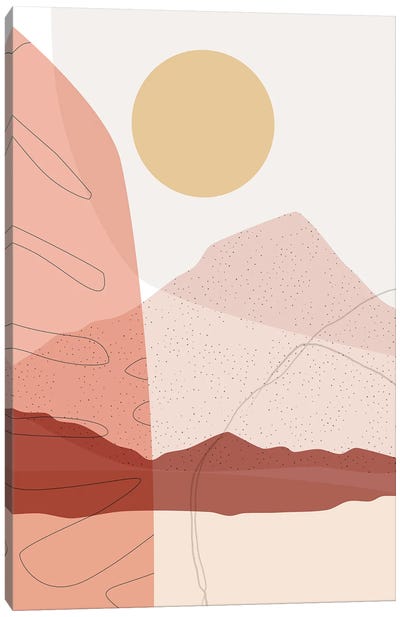 Dusty Desert Rocks IV Canvas Art Print - Urban Epiphany