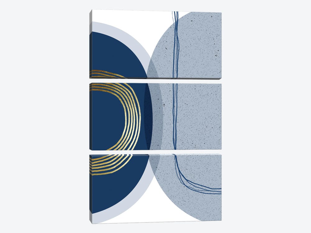 Mid-Century Modern Lines III by Urban Epiphany 3-piece Canvas Artwork