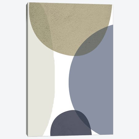 Mid-Century Navy & Taupe III Canvas Print #URE386} by Urban Epiphany Canvas Art Print