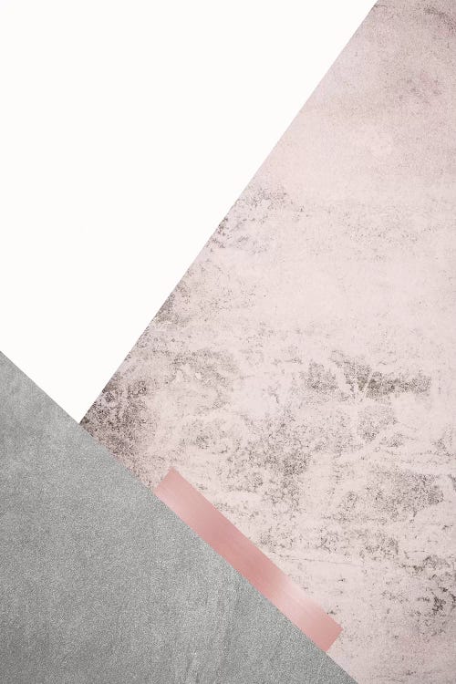 Blush Pink Mountains III by Urban Epiphany wall art