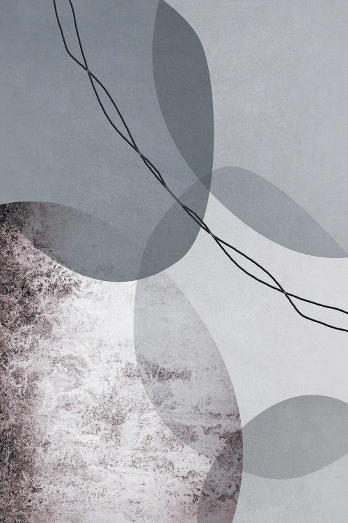 Urban Epiphany: Distant Grey Abstract by Urban Epiphany