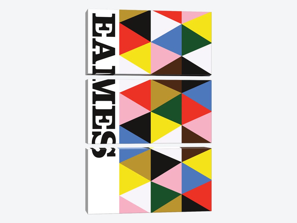 Eames! by The Usual Designers 3-piece Canvas Print