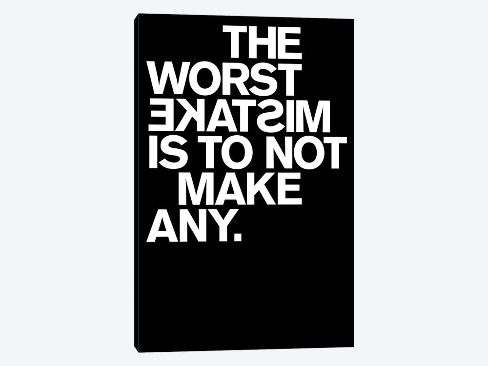 Mistakes by The Usual Designers 1-piece Canvas Print