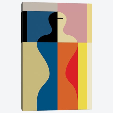 Schlemmer's Womanhood Canvas Print #USL123} by The Usual Designers Canvas Artwork