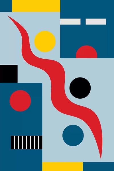 Swimmers At Weimar by The Usual Designers acrylic art print