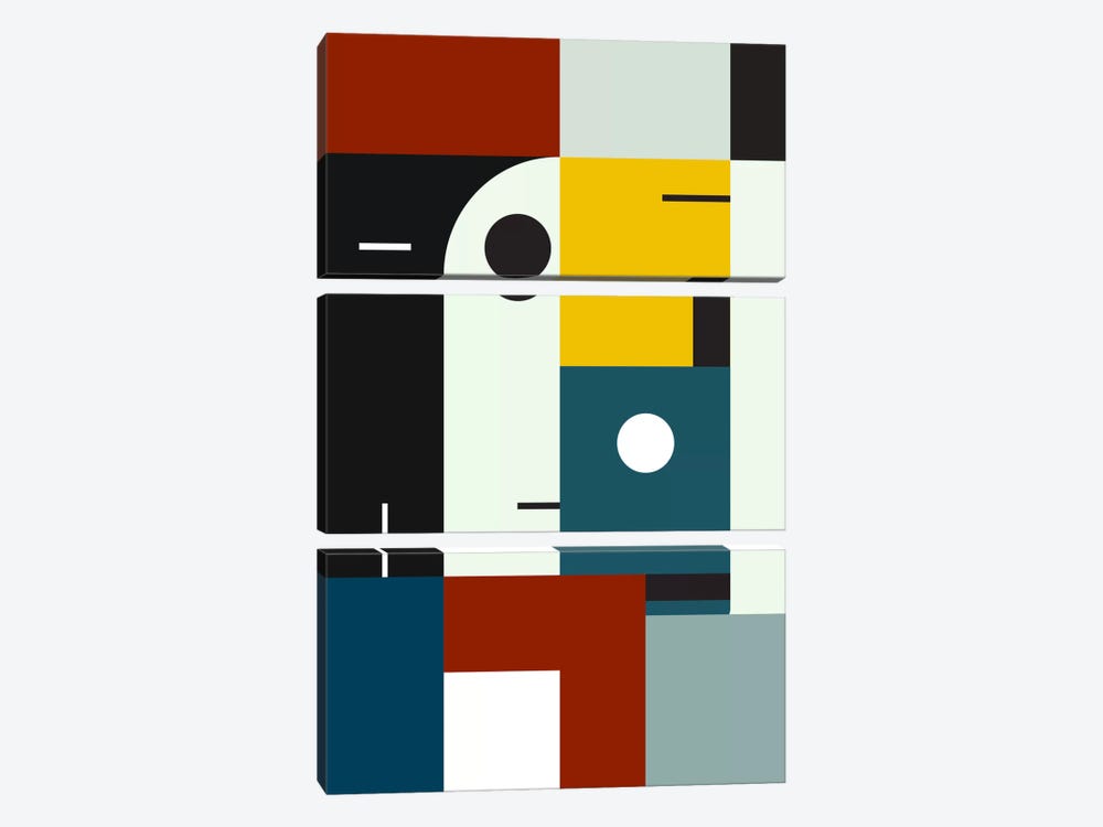 Bauhaus Age by The Usual Designers 3-piece Canvas Artwork