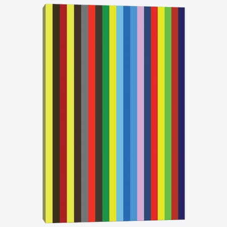 Stripes Canvas Print #USL141} by The Usual Designers Canvas Wall Art
