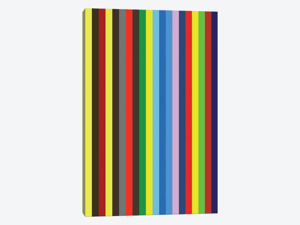 Stripes by The Usual Designers 1-piece Canvas Wall Art