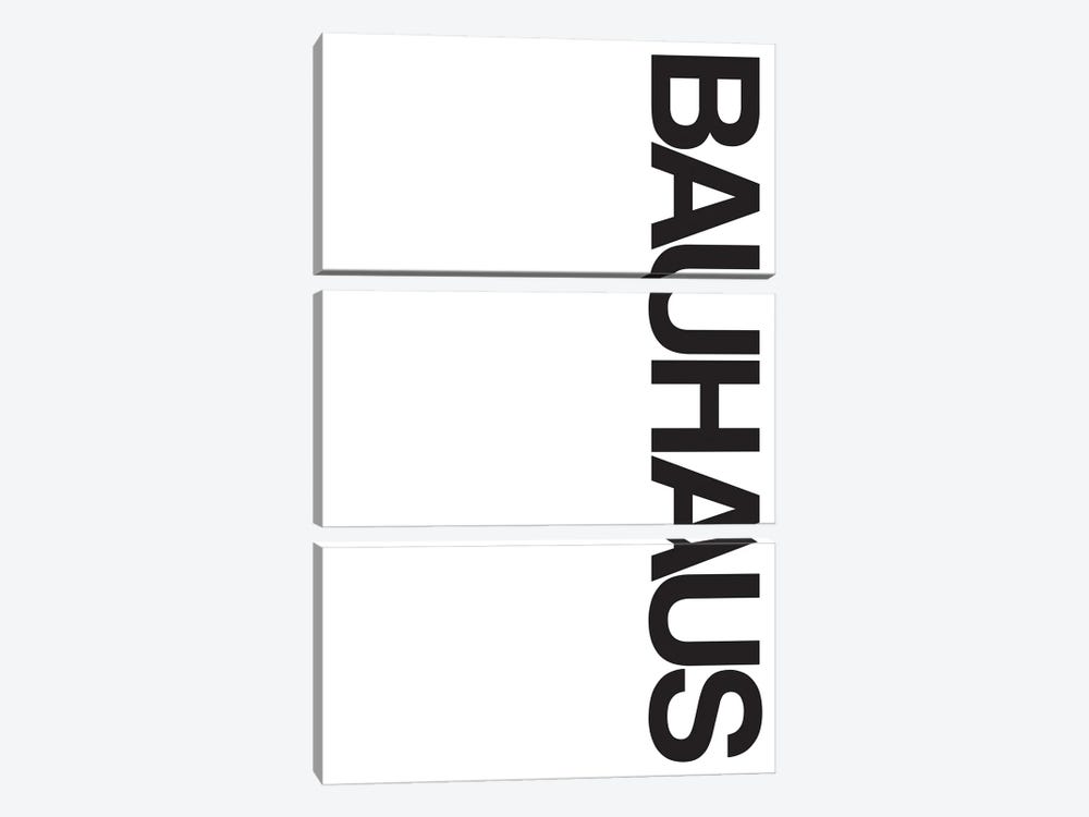 Bauhaus and the blank space by The Usual Designers 3-piece Canvas Art