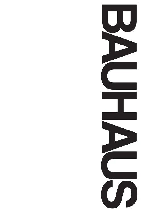 Bauhaus and the blank space by The Usual Designers wall art