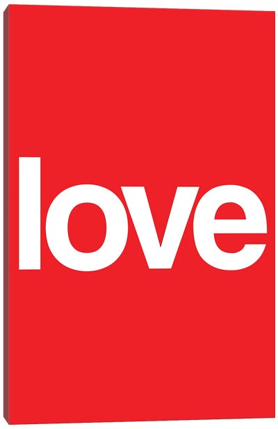 Love Canvas Art Print - The Usual Designers