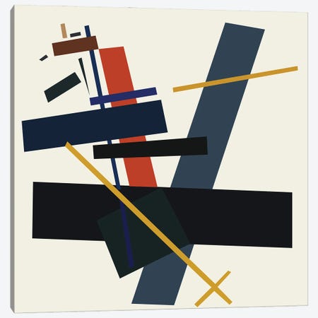 Suprematism IX Canvas Print #USL160} by The Usual Designers Canvas Wall Art