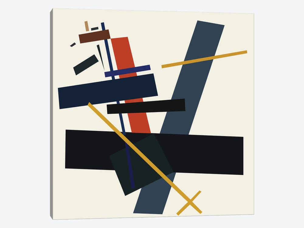 Suprematism IX by The Usual Designers 1-piece Canvas Art Print