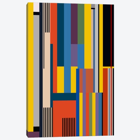Bauhaus Rising Canvas Print #USL18} by The Usual Designers Canvas Art Print