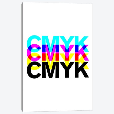CMYK Canvas Print #USL30} by The Usual Designers Canvas Print