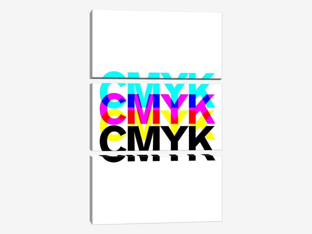 CMYK by The Usual Designers 3-piece Canvas Wall Art