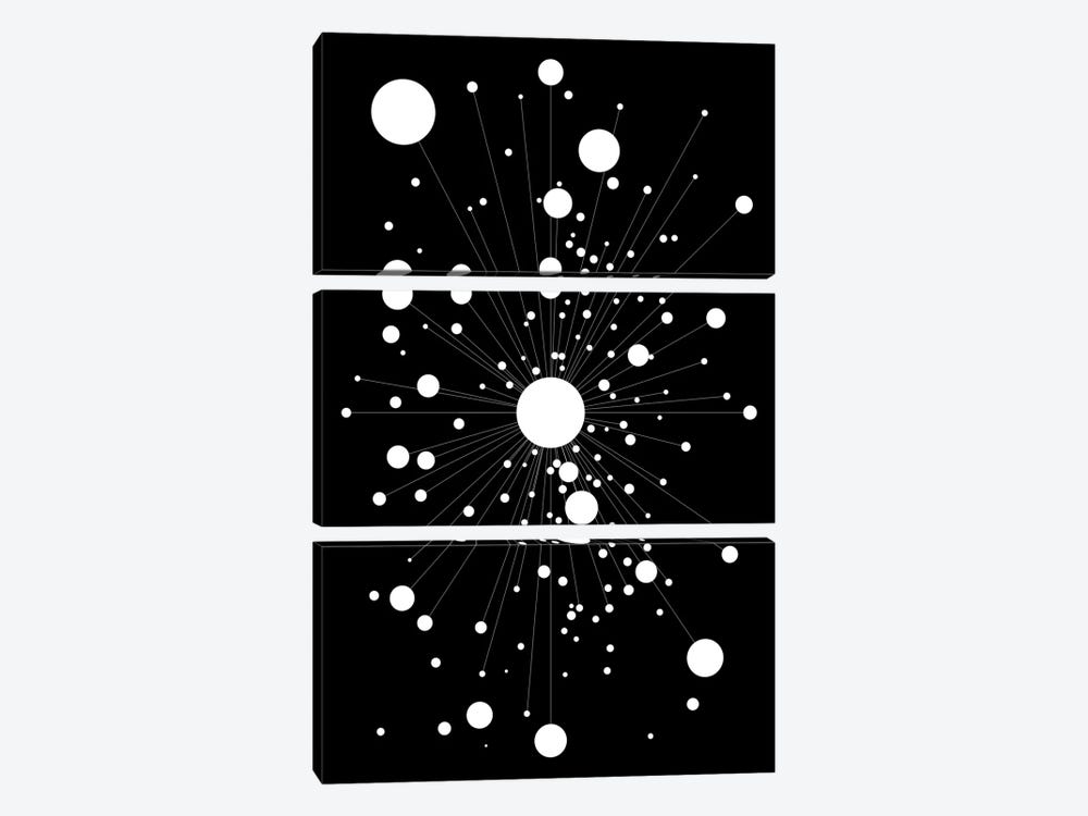 Galactica by The Usual Designers 3-piece Canvas Wall Art