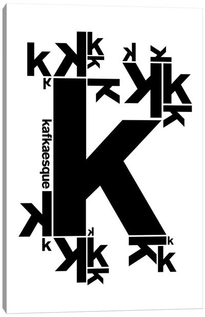 Kafkaesque Canvas Art Print - Franz Kafka