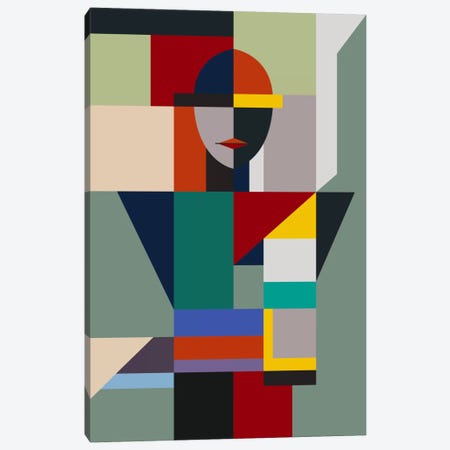 Nameless Woman Canvas Print #USL61} by The Usual Designers Canvas Artwork