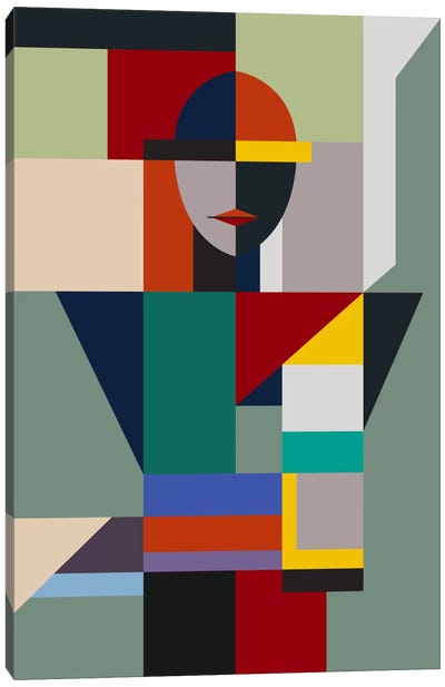 Nameless Woman Canvas Art Print - Artists Like Picasso