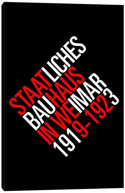 Staatliches Bauhaus I Canvas Art Print - The Usual Designers